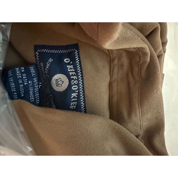 O'Kief & O'Kief Men's Brown Long Sleeve Relaxed Fit Button-up Overshirt XL - Picture 7 of 7